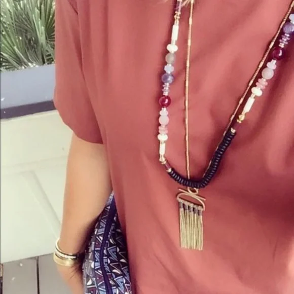 Stella & Dot Genevieve Tassel Necklace - Picture 8 of 8